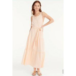 NWT J. Crew Broken-In Jersey Tiered Maxi Dress Sleeveless Lightweight Flowy